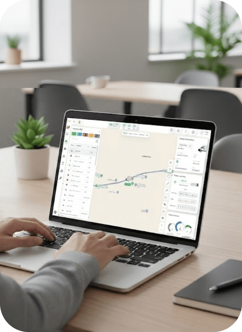prime-track-web-app-live-track-screen